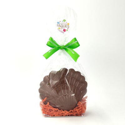 Saint Jacques en chocolat au lait avec friture