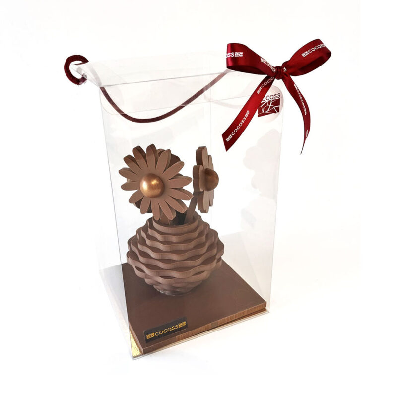 Cocass bouquet de fleurs chocolat