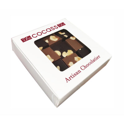 Coffret 100% chocolat “le chocolat dans tous ses états” avec coffret Cocass  de 400g