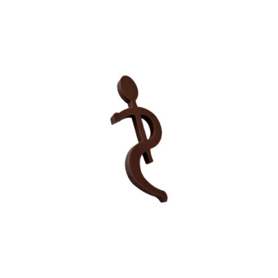 Cocass caducée chocolat au lait