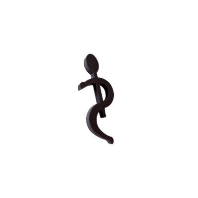 Cocass caducée chocolat noir