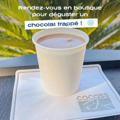 Cet été, dégustez un chocolat frappé lors de votre visite le vendredi ou le samedi à la chocolaterie…