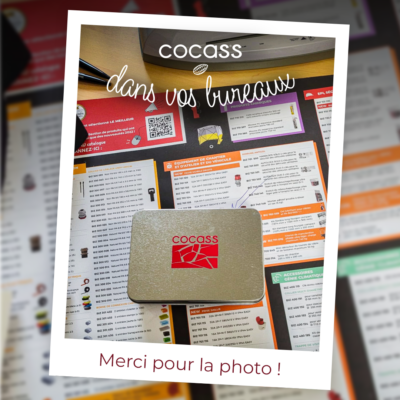 Cocass dans vos bureaux ! Merci pour la photo :)