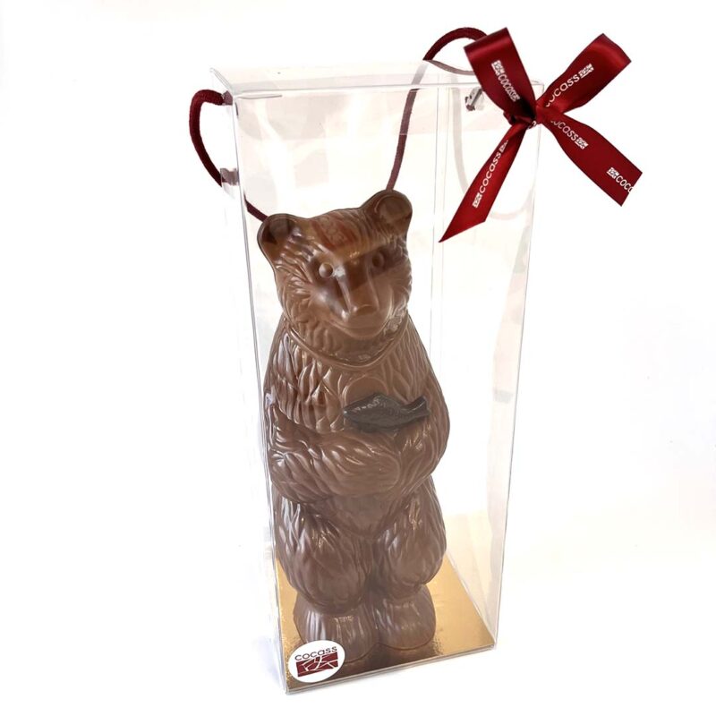 Cocass ours en chocolat avec emballage
