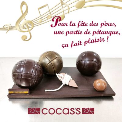 La partie de pétanque Cocass en boutique dès le vendredi 9 juin ! (Fête des pères le 18 juin)