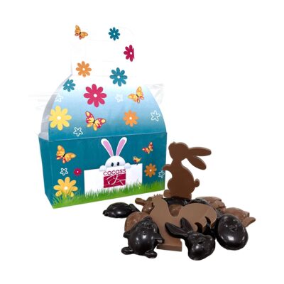Valisette de 200g de friture de Pâques Chocolat au lait + noir