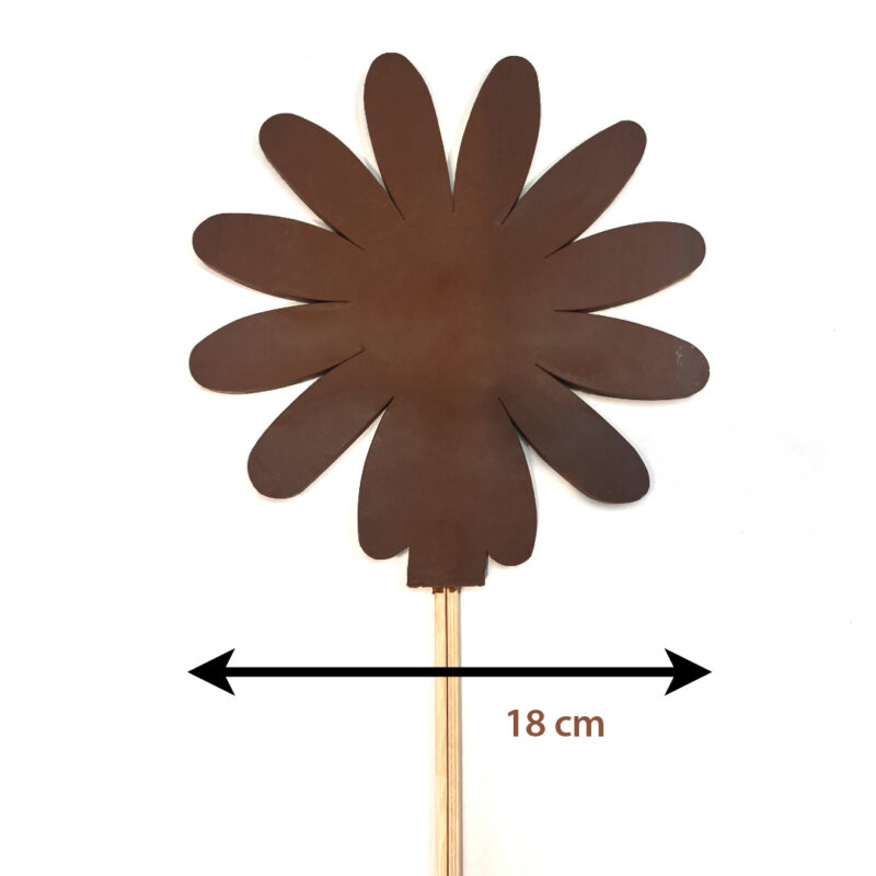 Sucette géante Fleur en chocolat noir
