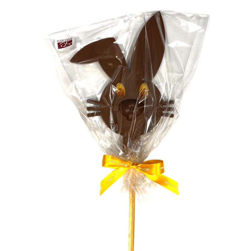 Sucette géante Lapin en chocolat au lait – Image 2