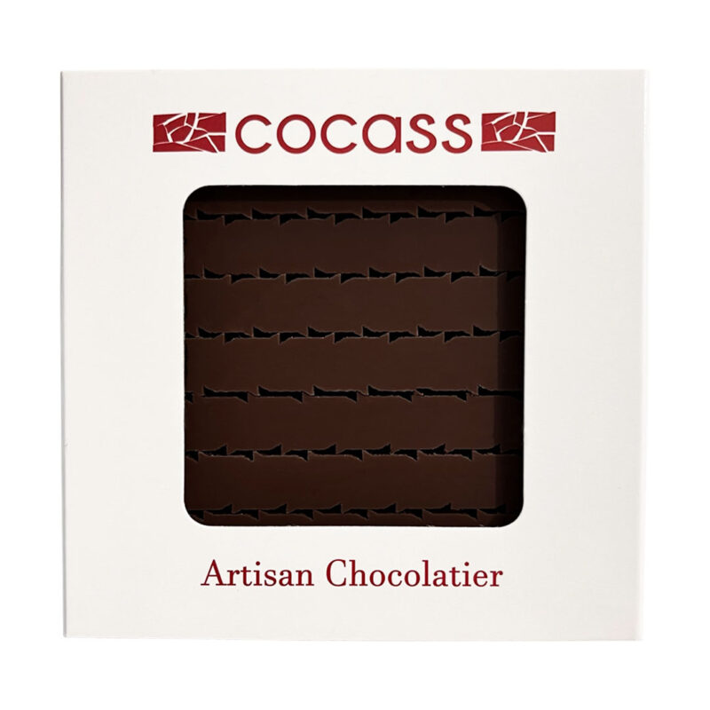 Cocass chocolat noir carré face