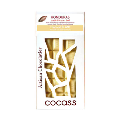 Cocass tablette chocolat blanc variété mayan red