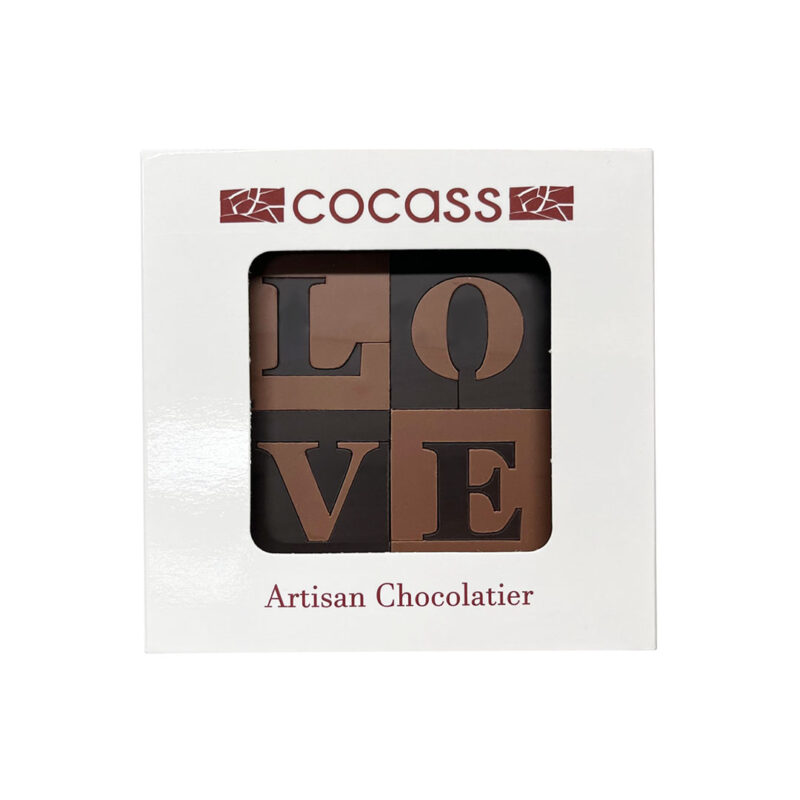 cocass puzzle love chocolat noir et lait