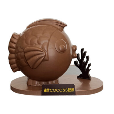 Poisson boule et son corail en chocolat Cocass