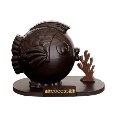 Poisson boule et son corail en chocolat Cocass