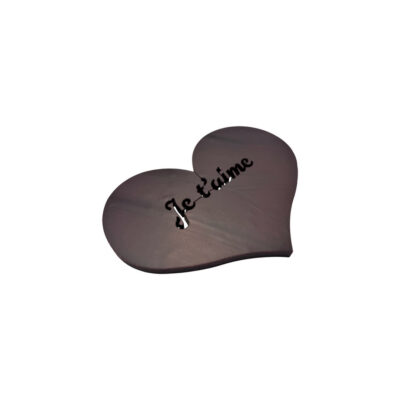 Cocass petit coeur je t'aime chocolat noir