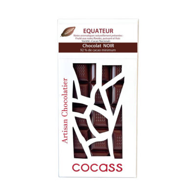 Cocass tablette chocolat noir Equateur 92